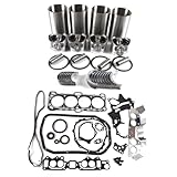 Zachager 4G63 4G63T Engine Rebuild Kit for Mitsubishi Clark CMP15 18 20 Forklift w/Liner
