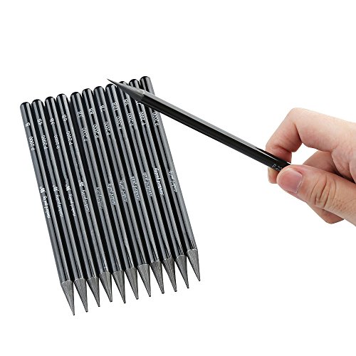 Evneed Matite Senza Legno, in Grafite e Carbone