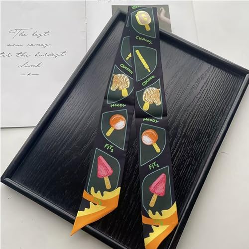 Image of Pure Mulberry Silk Scarf - Lightweight Neckerchief,Packed Handbag Band Hair Neck Scarves for Fashion Gifts