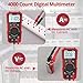 BINTA Digital Multimeter 4000 Counts TRMS NCV Auto-Ranging Voltmeter Multimeter Tester | AC/DC Current Voltage Meter | Measures Voltage, Resistance, Capacitance, Duty Ratio, Continuity for Automotive