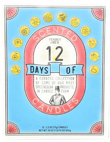 Trader joes 12 Days of Scented Candles Calendar Limited Edition