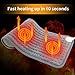 Diwenhouse Heating Pads for Back Pain Relief, Electric Neck Shoulders Heat Pad 3 Heat Settings Moist Therapeutic with 12/8/4/2H Auto Off (12