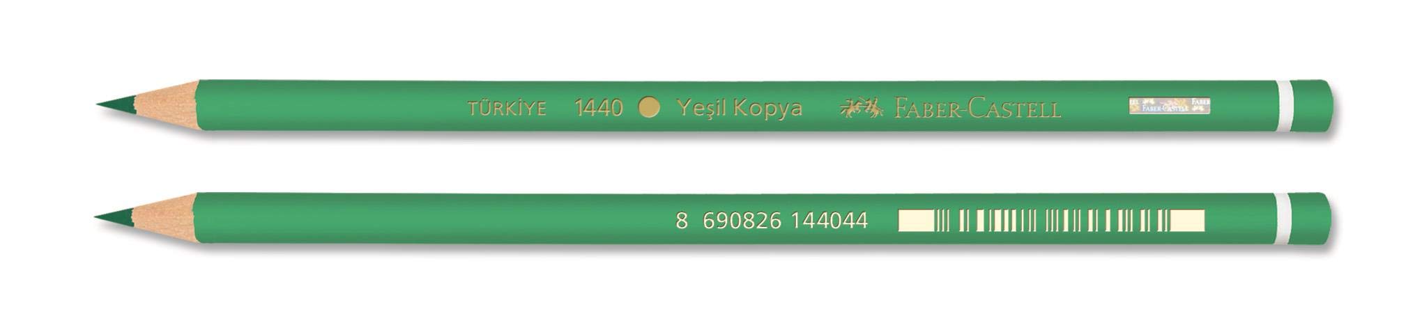 JOHANN FABER Faber-Castell Kopya Kalem Yeşil 1440 1131440000000 12 Li (1 Paket 12 Adet)