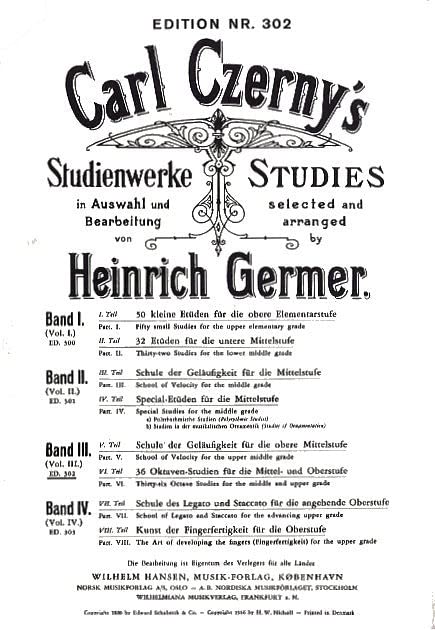 Czerny-Germer Etudes 3