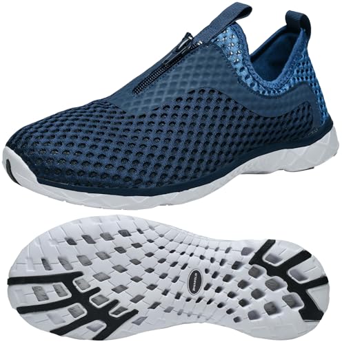 Image of Men's Quick Drying Aqua Water Shoes,3-Second Drainage & All-Terrain for Swimming,Hiking,Yoga
