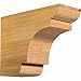 Ekena Millwork RFT06X12X16NEB00RWR New Brighton Rough Sawn Rustic Wood Rafter Tails