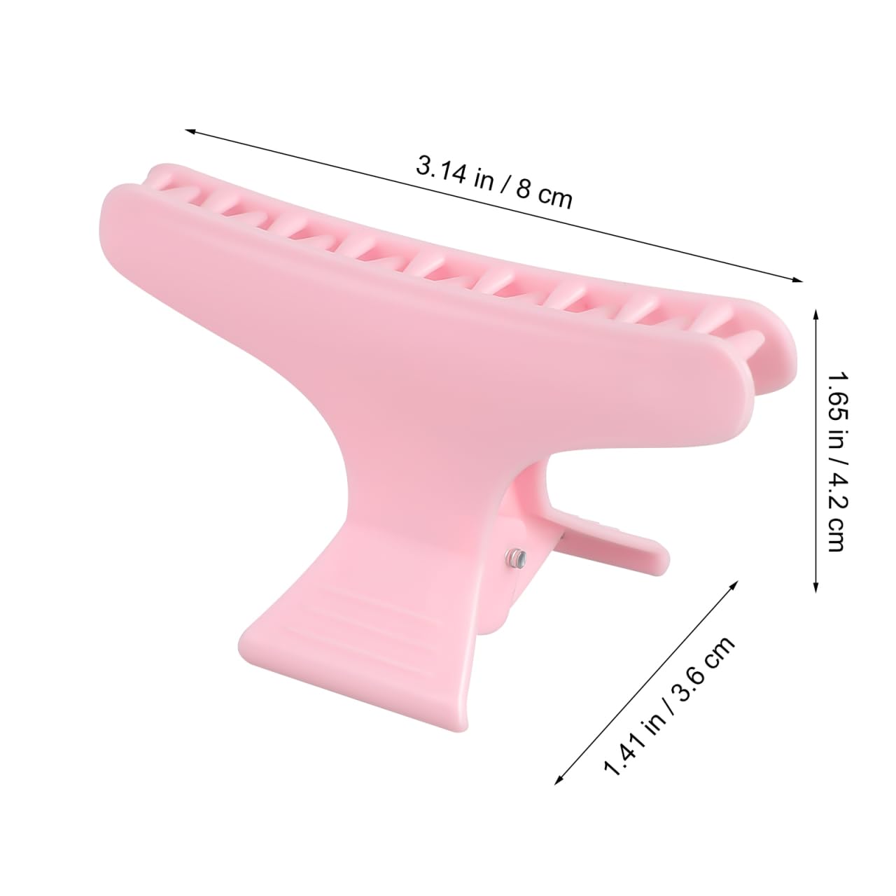 Didiseaon Fashionable Hair Clips Set 12 Pack Butterfly Hairpin Hairdressing Sectioning Clips Women's Hair Trimming Clips Stylish Hairpin - Image 3