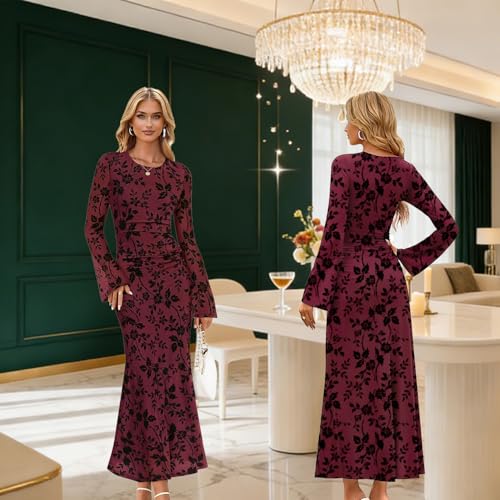 Image of Women Sleeveless Off Shoulder Split Evening Cocktail Long Dress