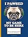 Produktbild Gamer Pug I Pawsed My Game To Be Here Composition Notebook Grid/Graph Paper: Cute Pug Puppy Dog With Gaming Headset 7.44" x 9.69"(18.9 x 24.61 cm) 100 sheets 200 pages Composition Journal