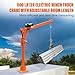 Truck Mounted Crane, 1100 LB 12V Electric Winch Truck Crane with Adjustable Boom Length, 360 Degree Swivel, Pickup Truck Jib Crane, Suitable for Construction, Forestry and Factory Lifting Goods