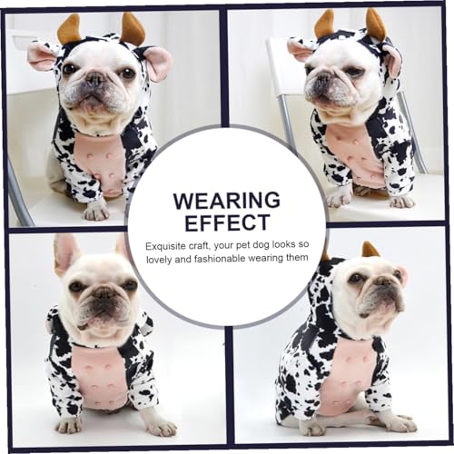 Disfraz para perro Abaodam diseño de vaca talla L miniatura 6