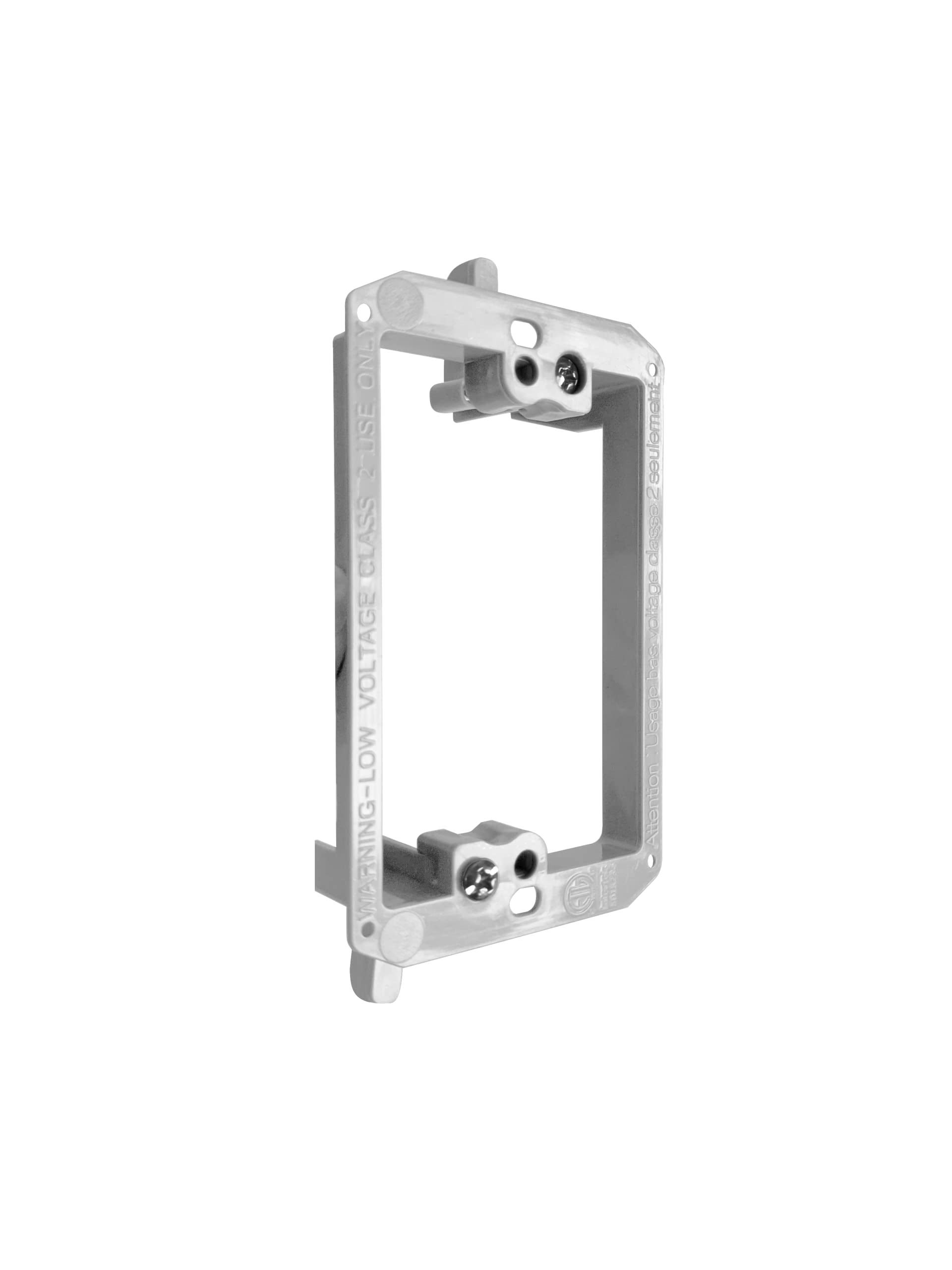 BestMounts Low Voltage Mounting Bracket 1 Gang, 10 Pack for Single Gang Wall Plate, Telephone Wires, Network Cables, HDMI, Coaxial, Speaker Cables - Low Voltage Box Cable Wall Plate Bracket, Mud Ring — Amazon image 15