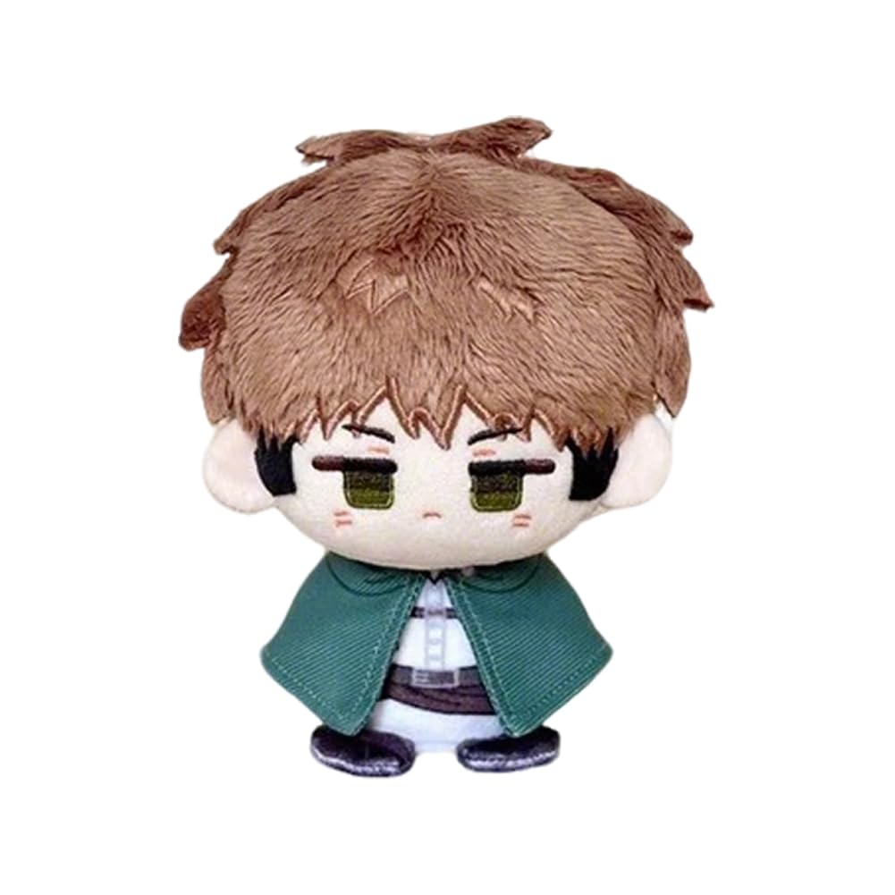 Zhongkaihua Jean Kirstein Figure Plush Pendant Anime Jean Kirstein Sitting Cushion Pillow Stuffed PP Cotton Keychain Bag Home Decoration for Fans