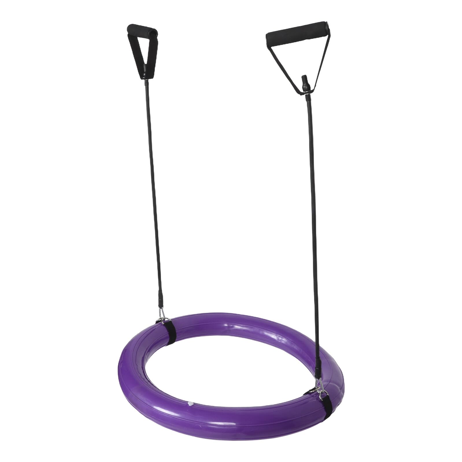 Cabilock Base Stabile per Palla da Yoga 60cm in PVC, Porpora | Anello Fisso Anti-scoppio, con Impugnatura Integrata, Supporto Rinforzato per Casa e Attività All'aperto