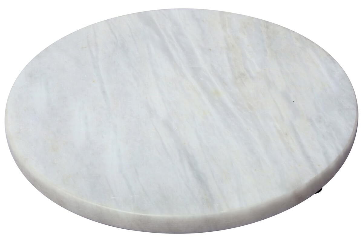 B&Q -  Ziarat Sunny Round Chopping BoardNon-Slip Marble Chopping BoardEasy To Clean Small Chopping Board