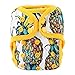 Sigzagor Newborn Baby Diaper Nappy Cover 8lbs-10lbs (Pineapple)