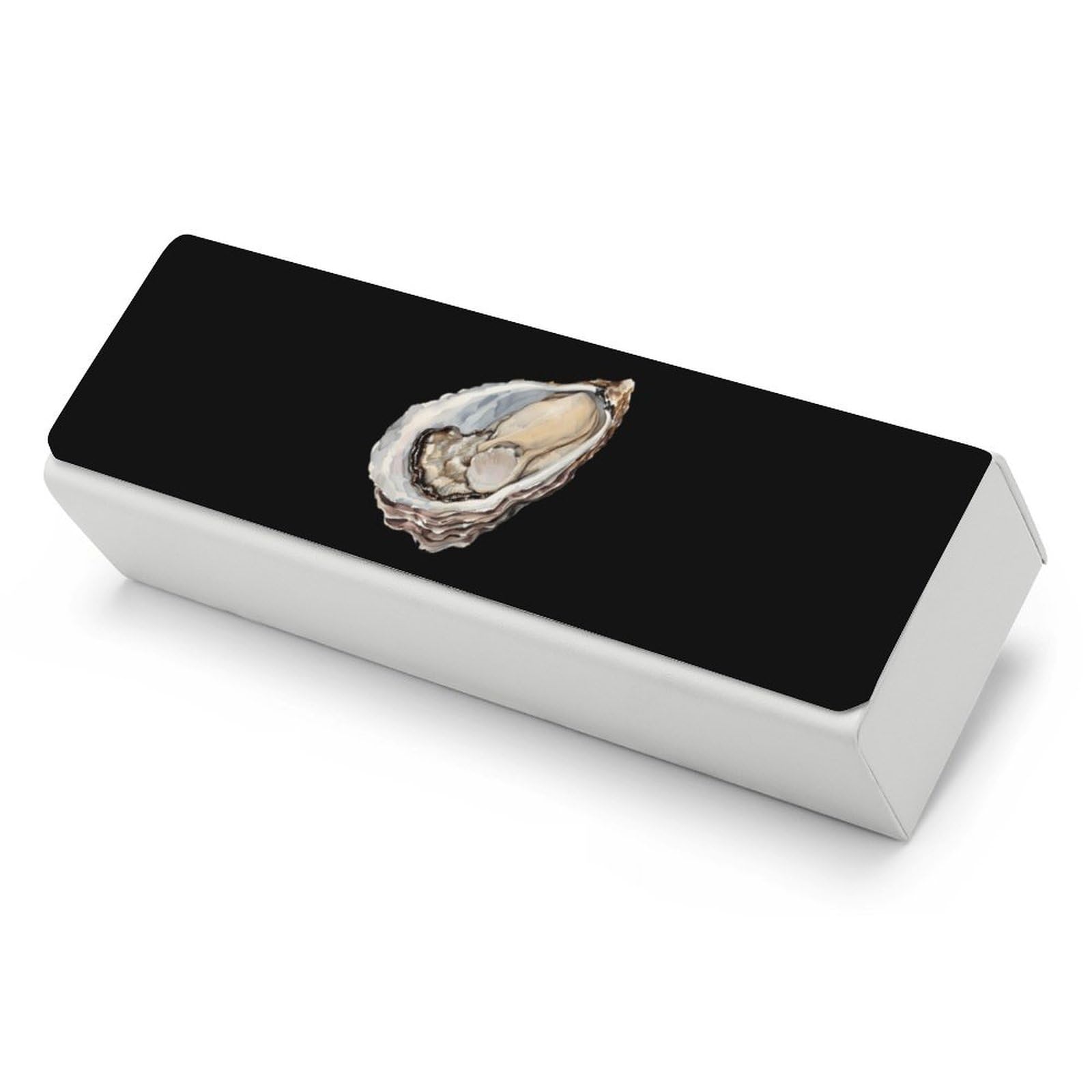 Seafood Oyster Leather Glasses Case Fashion Hard Shell Portable Sunglass Organizer Eyeglasses Case for Mens Women