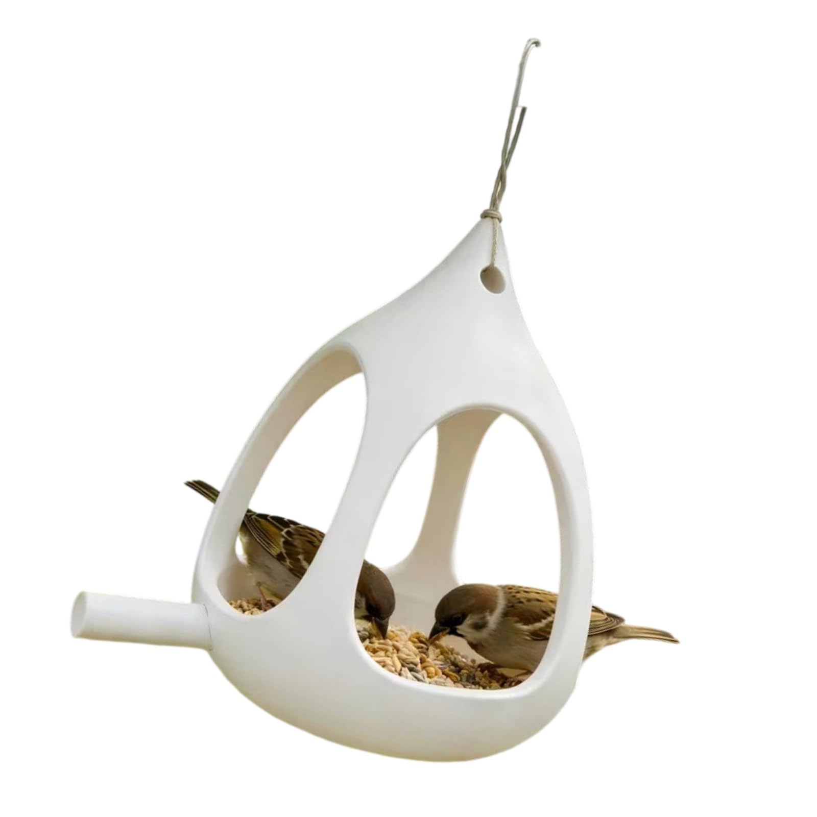 BWANGIAO Hanging Spherical Bird Feeders Large Capacity Rainproof Feeding Dispenser For Outdoor Garden Easy To Clean
