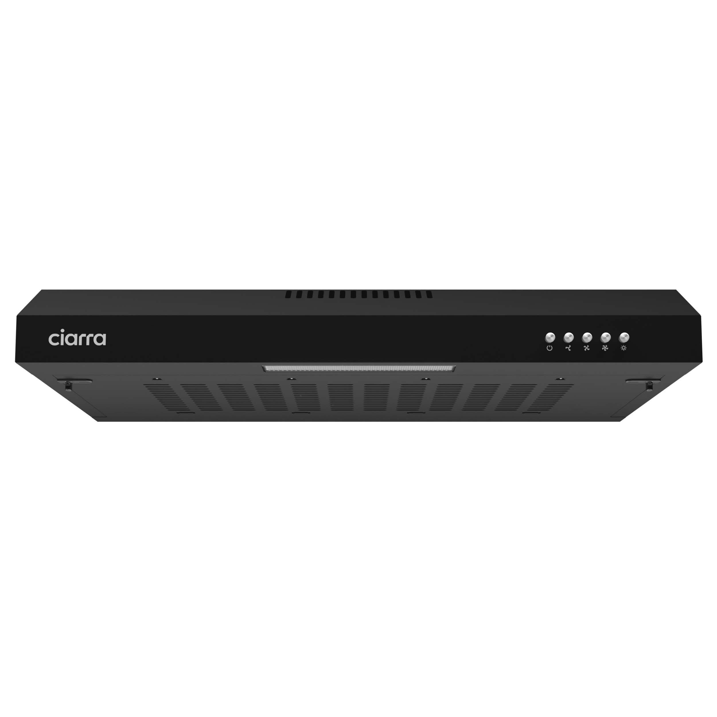 CIARRA CBCB6903 60cm Visor Cooker Hood Undercabinet Hoods Wall Mounted Kitchen Extractor Fan 600mm Top Vented Range Hood