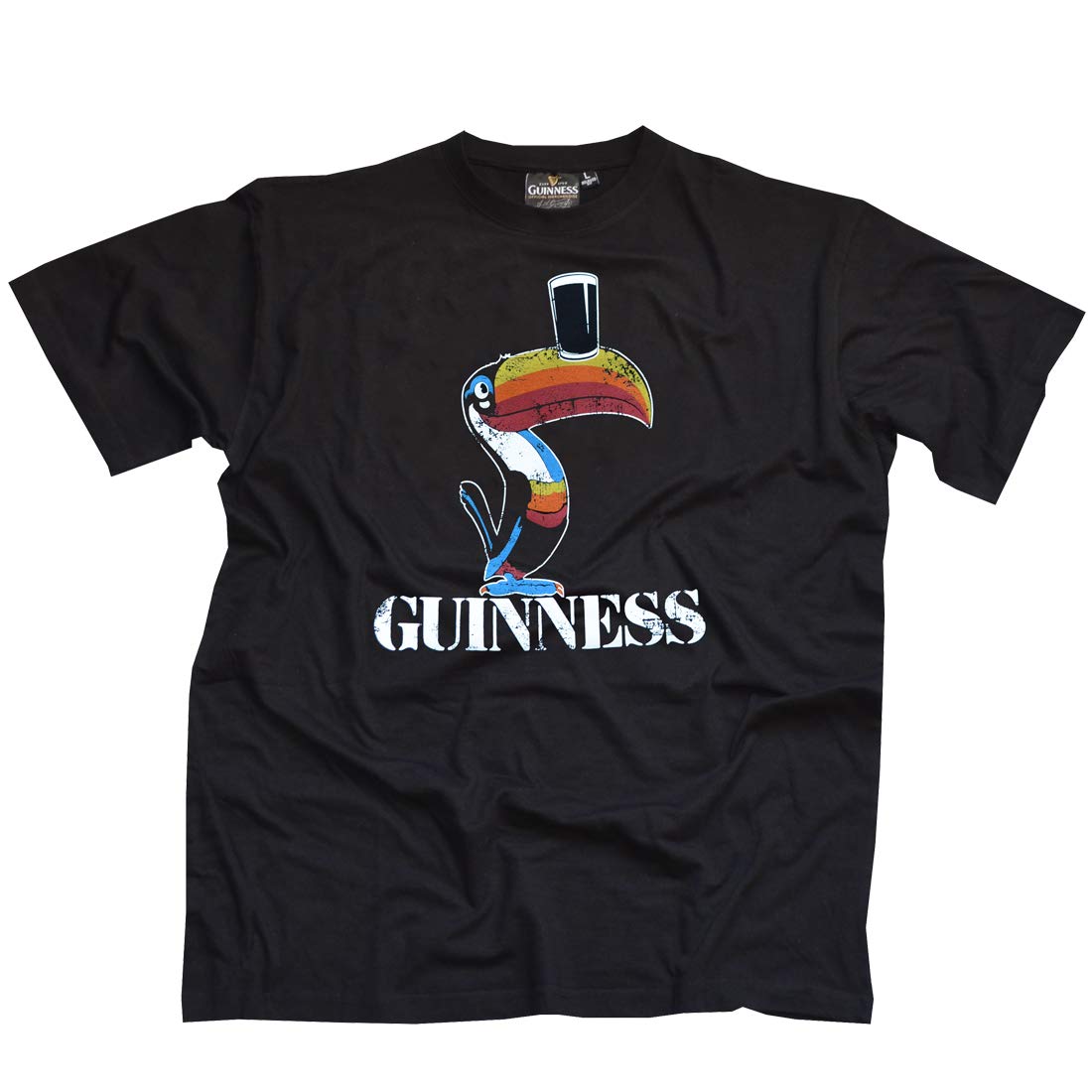 Official Guinness Guinness Toucan T Shirt (Black S-XXL)