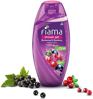 Fiama Body Wash Shower Gel Blackcurrant & Bearberry, 250ml, Body Wash for Women & Men with Skin Conditioners for Radiant G Price In India