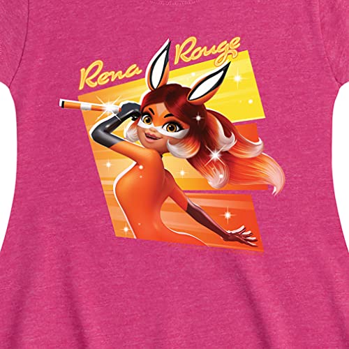 HYBRID APPAREL - Miraculous Lady Bug and Cat Noir - Rena Rouge - Toddler and Youth Girls Fit and Flare Dress2