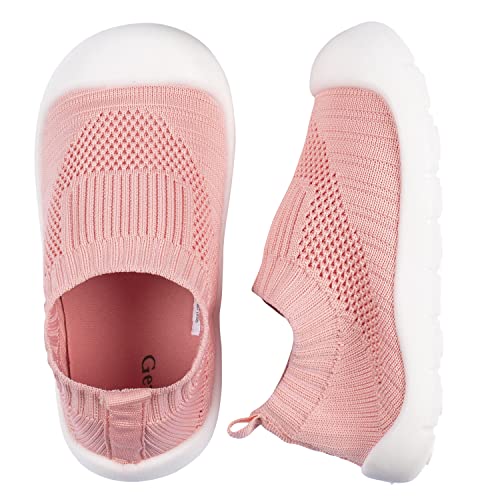 Gerber Kids' Baby Toddler Boy and Girl Stretchy Knit Slip-On Sneaker
