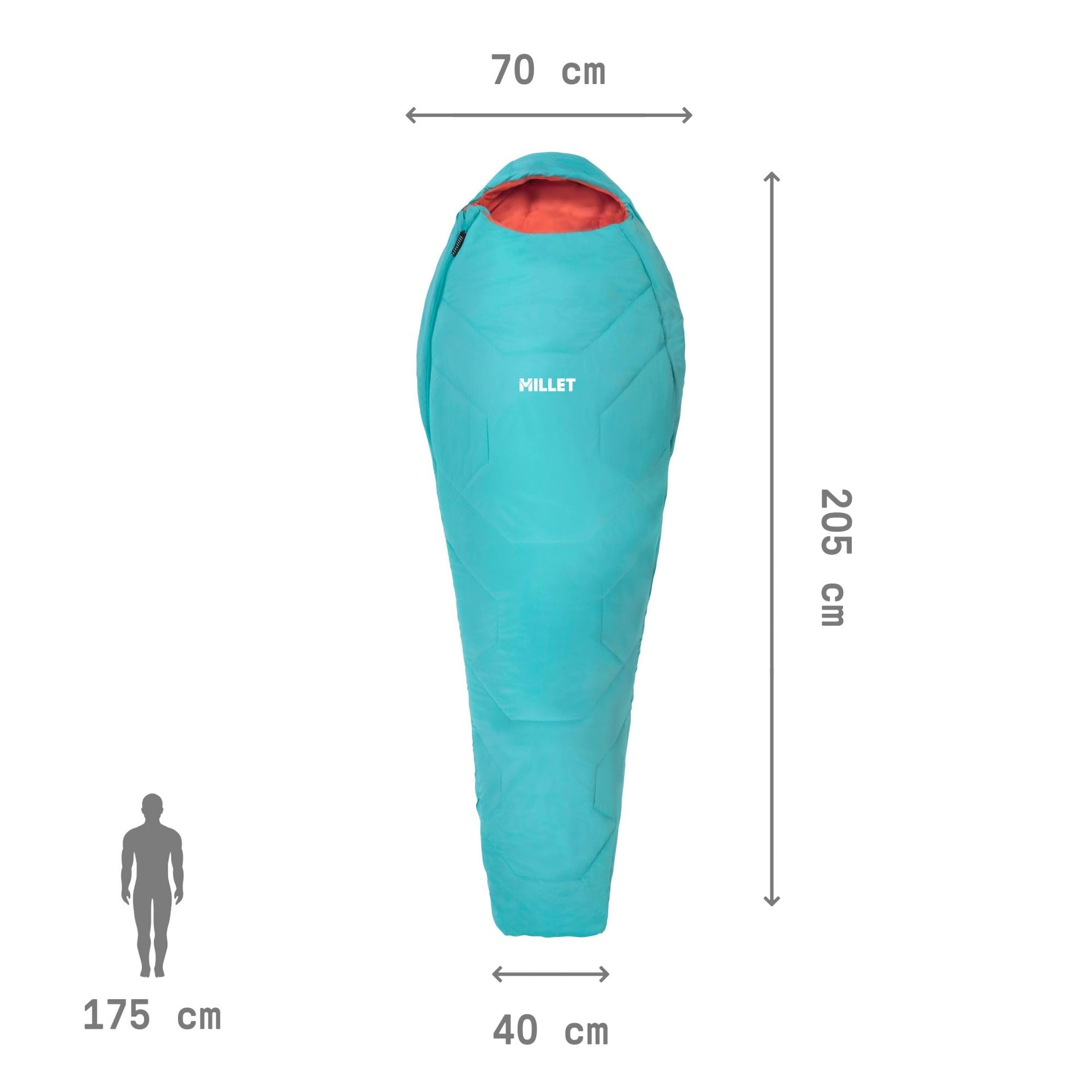 Millet Baikal 750 - Saco de Dormir para Mujer, Ligera, 10 °C y fácil de Limpiar