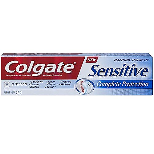 Colgate Sensitive Maximum Strength Toothpaste, Complete Protection Mint Clean 6 oz (Pack of 4)