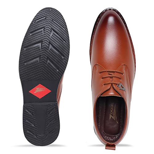 Image of Zixer Synthetic Leather Mens Formal Shoes || Office Formal Shoes Men Stylish|| Formal Shoes for Men Patent Leather Lace Up Party Formal Shoe