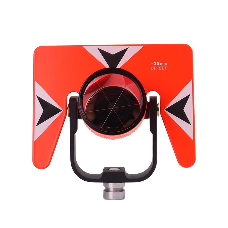 Ensemble de prisme à inclinaison unique tout en métal avec étui souple, convient à toutes les stations totales décalées de 0/-30 mm