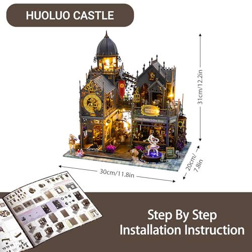 PANZIYU Huoluo Castle Book Nook Kit thumbnail 2