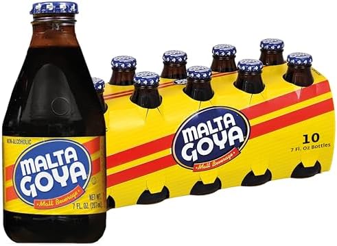 Goya Malta Non-Alcoholic Malt Beverage, 10pk, 7 Fl Oz Bottles
