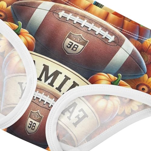 Artistic Girls Underwear Toddlers 2t Cotton Little Girl Panties Family Football Thanksgiving Kids Undies Briefs4