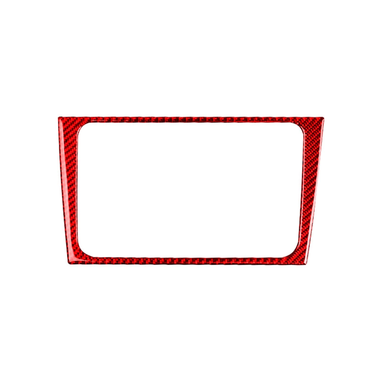 Wsbojxth Red Repair Patch Compatible With Vw For Golf 6 For Gti R Mk6 2008-2012 Carbon Fiber Auto Central Control Cd Panel Frame Decoration Stickers Car Accessories(Red)