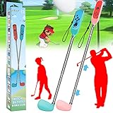 2Pack Golf Club for Mario Golf Switch, Golf Game Controller Accessories for Mario Golf Super...