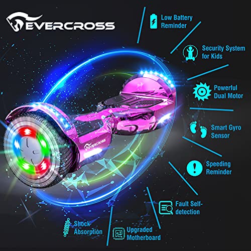  EVERCROSS Self Balance Hoverboard mit Sitz und Bluetooth für Erwachsene und Jugendliche im Freizeit- und Park-Nutzungsj