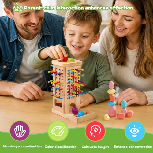 Juego de Mesa Montessori de Madera para Niños 4-8 años miniatura 3