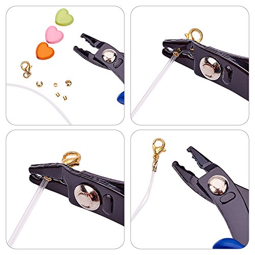 Pandahall 1Box/3000Pcs 6 Colors Rondelle Tiny Crimp Beads 2Mm Jewelry Bracelet Making Clamp End Stopper Spacer Beads For Jewelry Making #TOP6