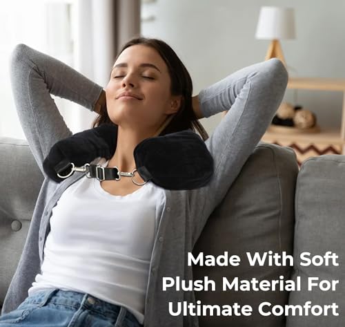 Image of Travel Pillow Stuffable with Clothes, Transforms Into Carry-On Luggage Without Excess Fees, Fits Up to 3 Days of Travel Essentials | Soft Velvet Neck Pillow Cover | Pillowcase Only | No Filler