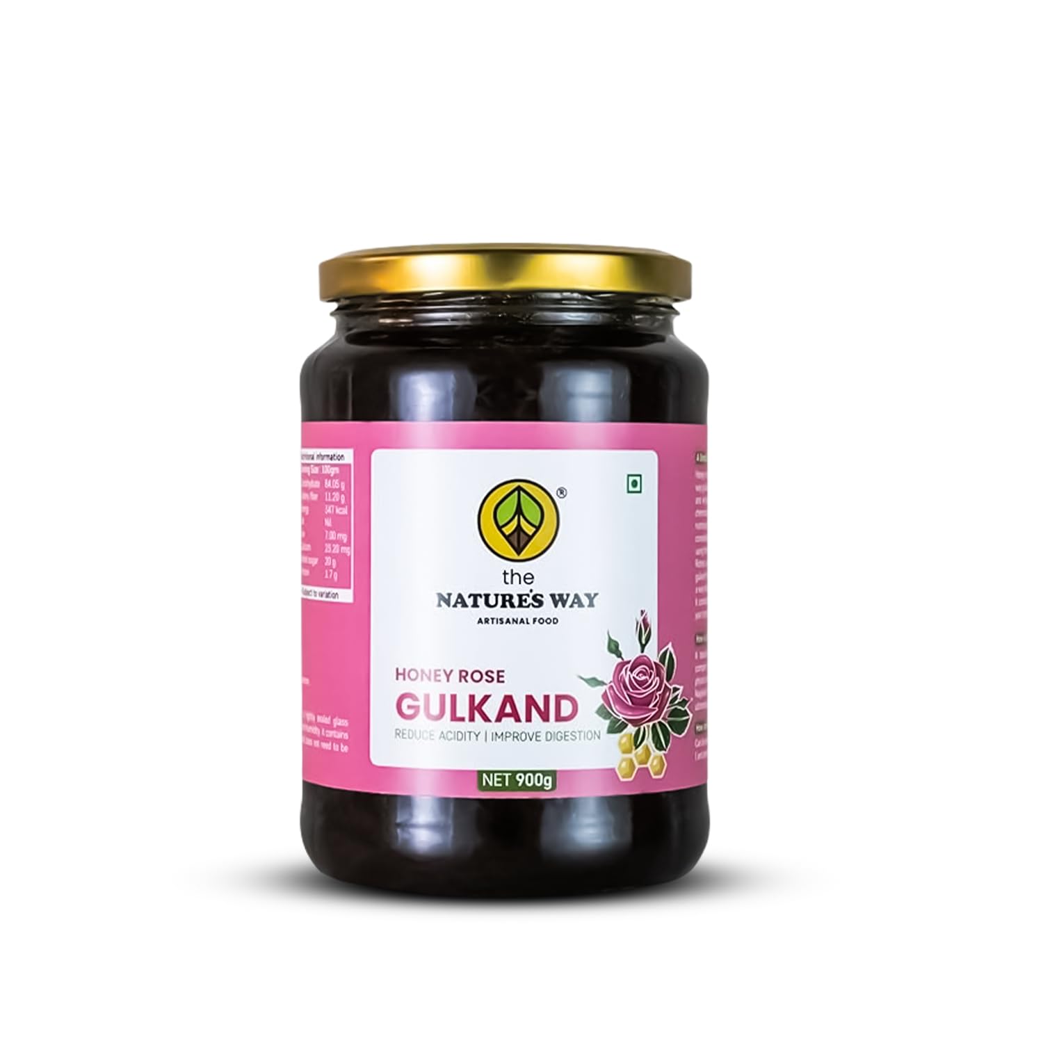 The Nature Way 100% Natural & Pure Honey Rose Gulkand with Honey 900g Sun Cooked Damask Rose Petals Raw Honey - 900g (B0CTKM92MX) Amazon Price History, Amazon Price Tracker