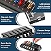 Luney 12V Marine Fuse Block, 6 Circuits Blade Marine Fuse Panel with LED Indicator & Negative Bus & Waterproof Damp-Proof Cover for 12V/24V Car Automotive Boat RV Truck