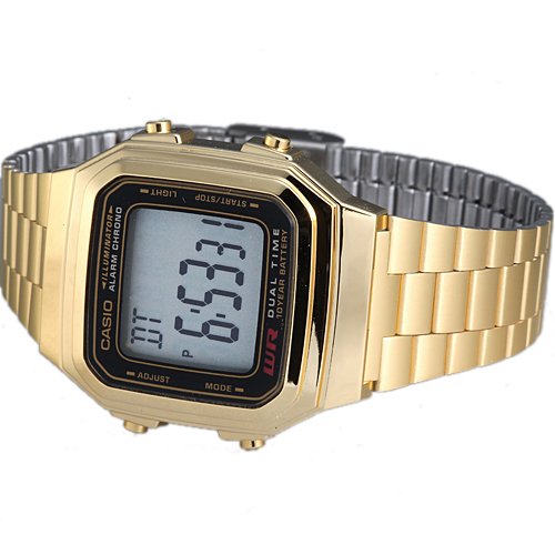 Relógio Feminino Digital Casio A178WGA-1ADF - Dourado