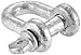 Indusco SH058IM06 Screw Pin Chain Shackle, Drop Forged, Hot Dipped Galvanized, 5/8