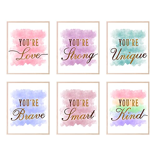 HOMANGA Girls Room Decor Posters, Kids Rooms Wall Art, Girls...
