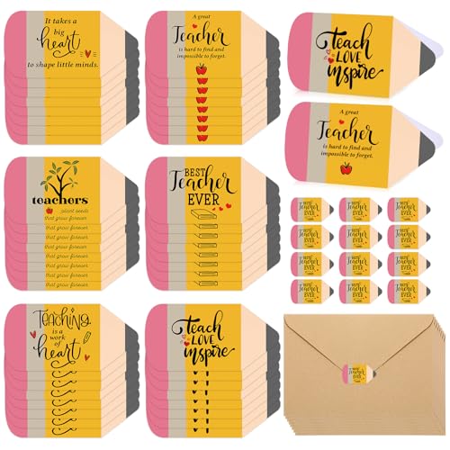Cartes de remerciement pour enseignant Spakon : la solution complète avec enveloppe