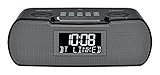 Sangean Compact Bluetooth AM/FM Dual Alarm Clock Radio with Large Easy to Read Backlit LCD Display