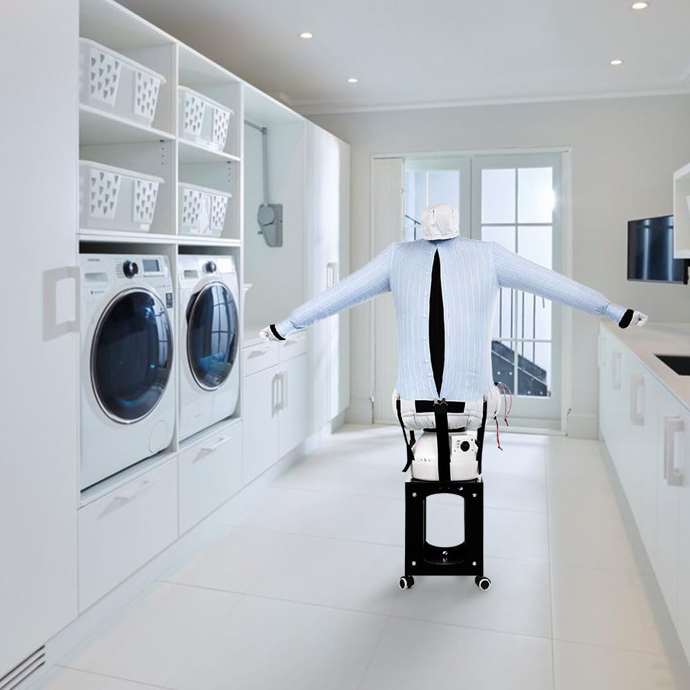 EOLO RepaSSecheur SA11 S FULL Repasse Sèche Automatiquement Chemises Chemisiers Rafraîchit Vêtements Repassage Vertical Professionnel avec 4 Roues Garantie 5 Ans Efficacité A+++