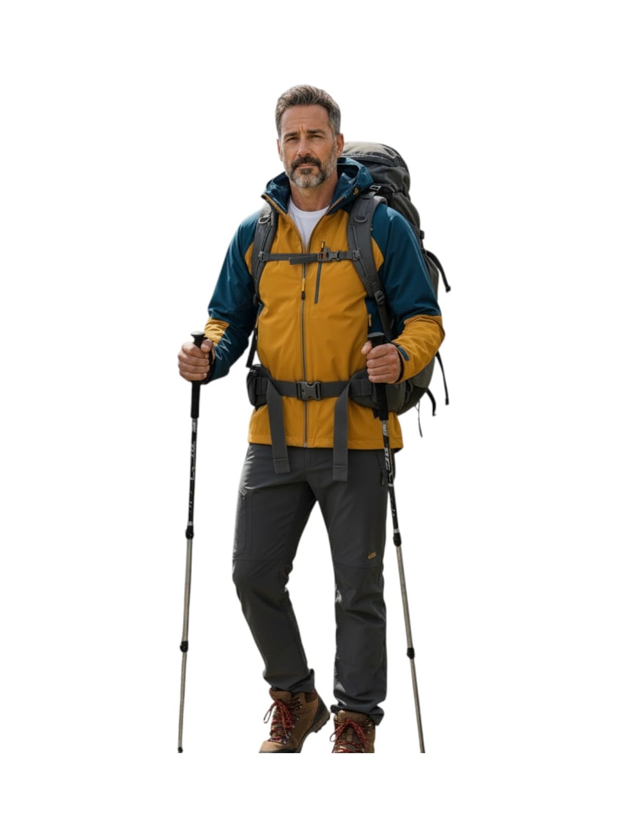 CMP Clima Protect - Giacca ripstop da uomo con cappuccio rimovibile