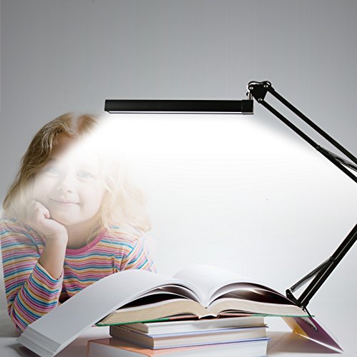 YOUKOYI Schreibtischlampe LED Schwenkarm Architektenlampe Dimmbar Metall Tischlampe, Augenschutz Schreibtischlampen… – Bild 7